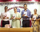 Mangaluru: Young author Reshel Fernandes launches her inspirational book at Press Club